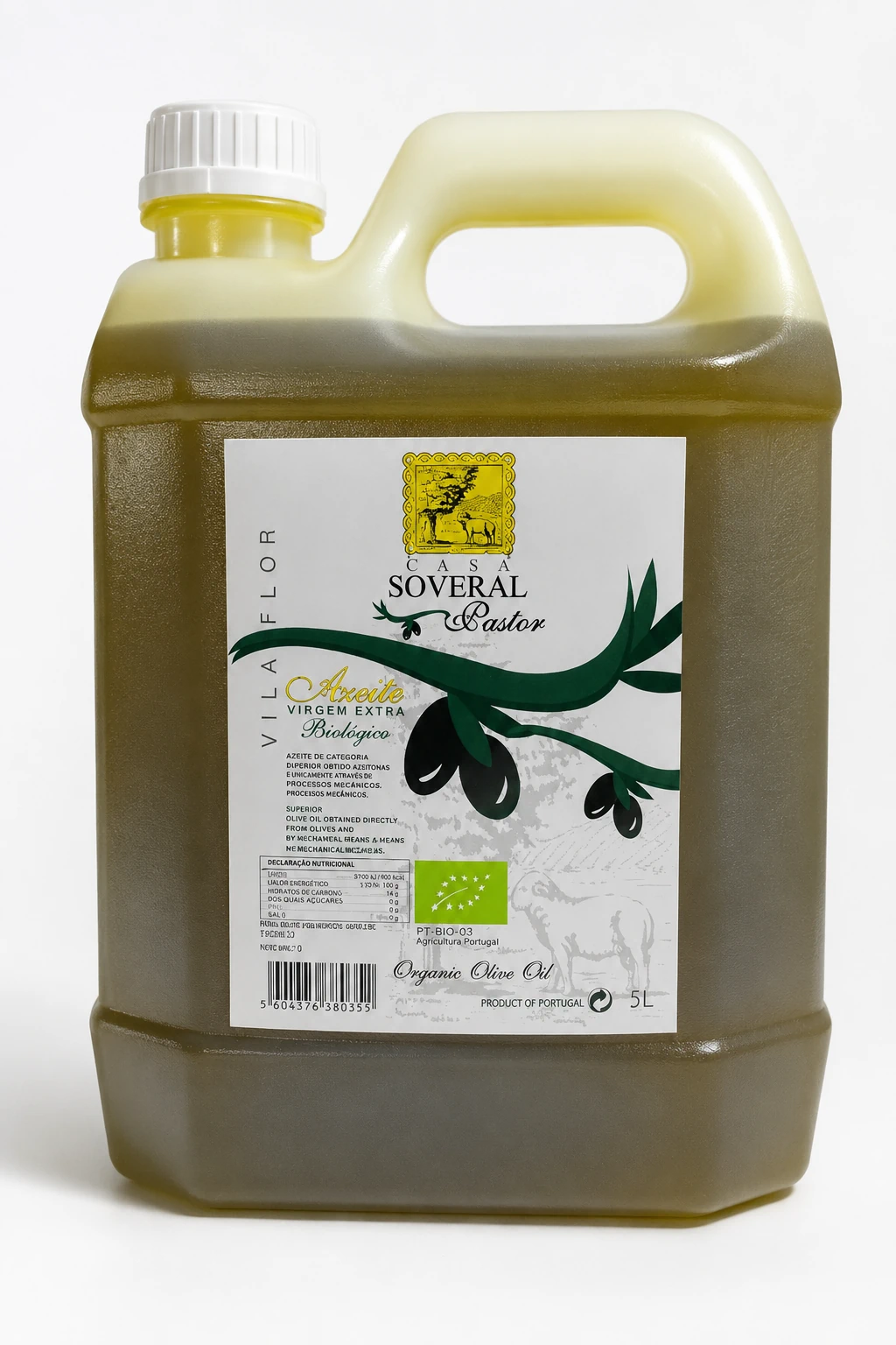 Azeite Biológico Soveral Pastor 2 litros